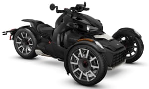 Twist and go: the latest three-wheel Ryker from Can-Am.