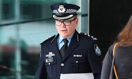Inspector David Neville leaves the Commission of Inquiry into Forensic DNA Testing in Queensland in Brisbane, Wednesday, 28 September, 2022. 