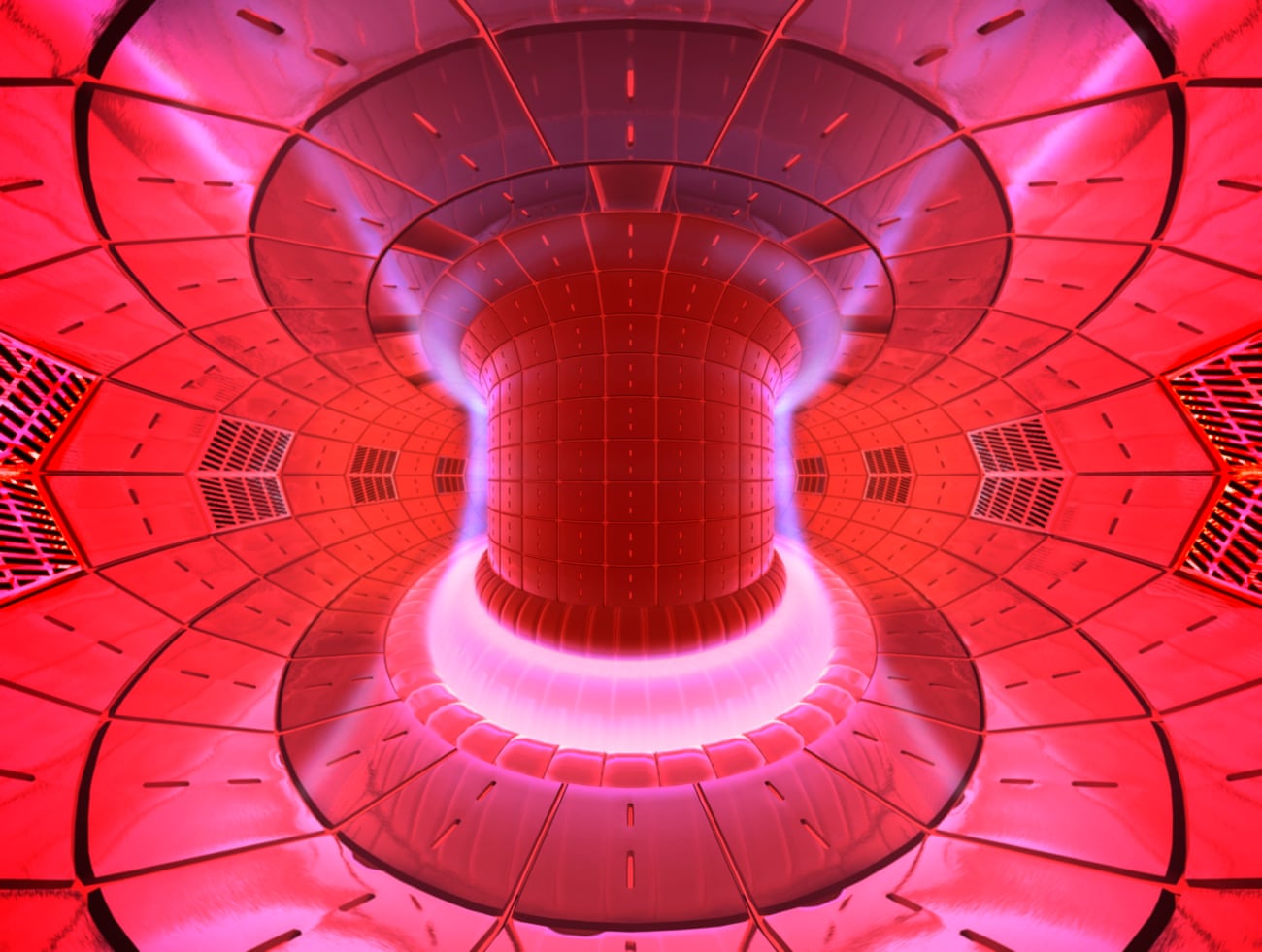 An artist’s rendering of the reaction vessel at Iter in the south of France.