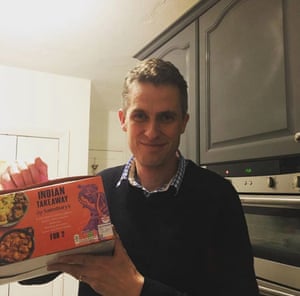 Gavin Williamson and a ready meal