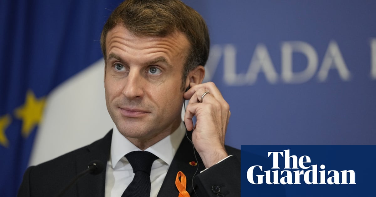 Macron calls for greater cooperation from UK over refugee Channel crossings – video