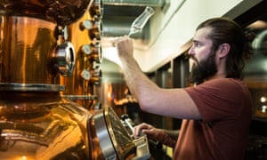Spike Baker, the head brewer at the Wood Buffalo Brewing Company in Fort McMurray, Canada.