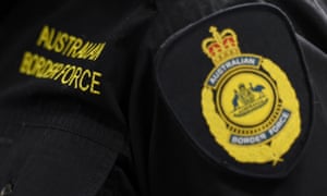 Australian Federal Police and Australian Border Force badge