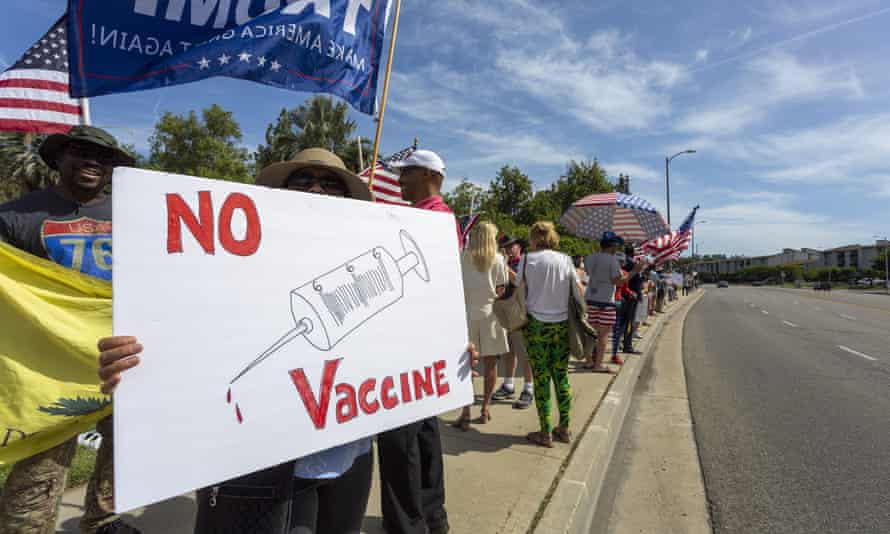 Us Anti Vaxxers Aim To Spread Fear Over Future Coronavirus Vaccine Coronavirus The Guardian