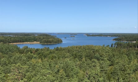 View over the Turku archipelago.