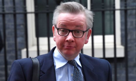 Michael Gove leaving a cabinet meeting at Downing Street