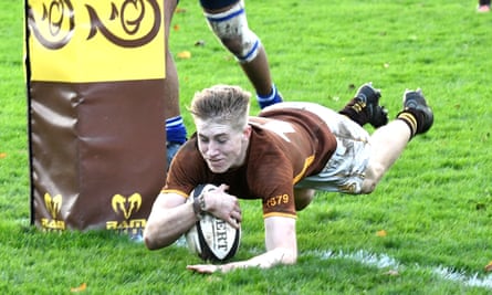 Ben Redshaw, who now plays for Newcastle Falcons, in his days at Sedbergh.