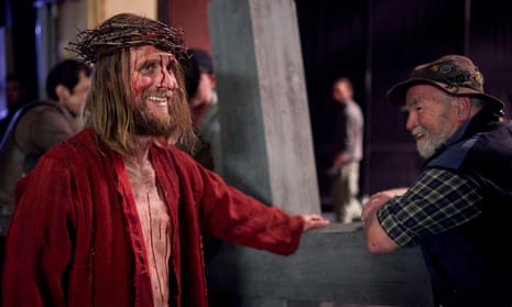 Frederik Mayet as Jesus Christ in the 42nd Oberammergau passion play.
