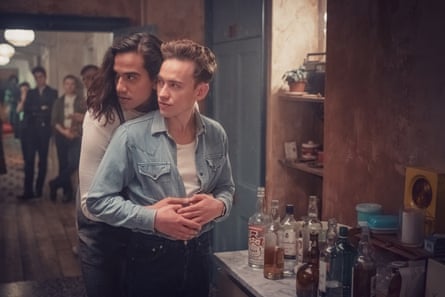 As Ash in It’s a Sin with Olly Alexander as Ritchie.