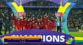Korean Central Television shows North Korea’s team lifting the Under-20 Women’s World Cup last year.