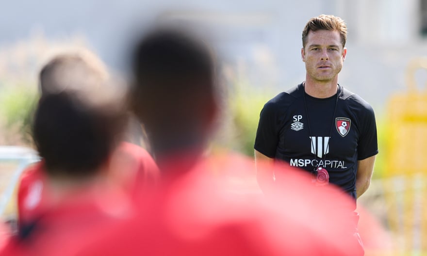 Scott Parker opts for short sleeves in Portugal, with his trademark cardigans on hiatus during pre-season.