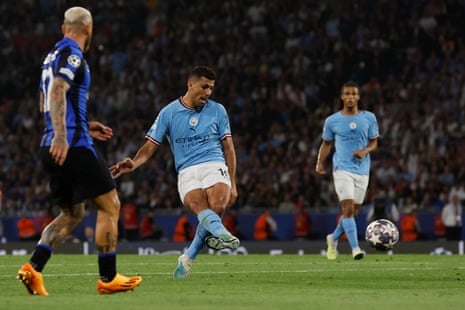 Manchester City beat Inter 1-0 to win Champions League and seal treble –  live reaction