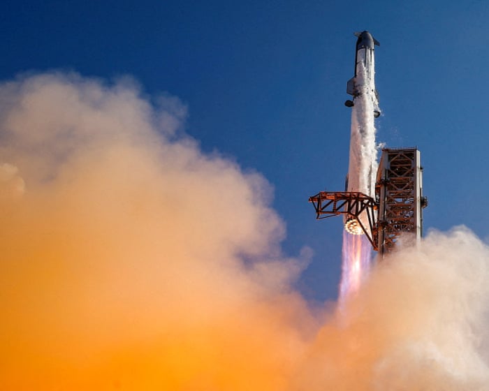 SpaceX beats revenue expectations in first earnings report after IPO crash — image supplied by The Guardian World's feed