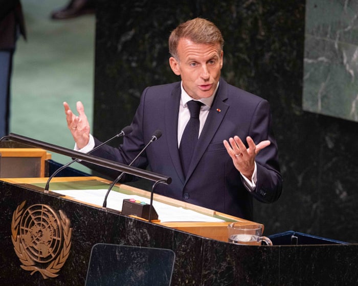 In his final UN speech, Macron may have given other leaders a valuable parting gift: the guts to stand up to Trump | Steve Bloomfield