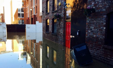 Flooding at Melrose Yard Studios, York