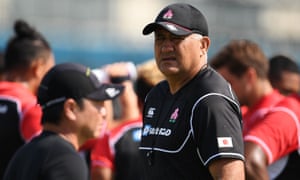 El entrenador en jefe de Japón, Jamie Joseph, es un ex All Black que también jugó para Japón en la Copa Mundial de 1999.