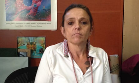 Patti Larsen of Mending the Sacred Hoop, an organization focused on ending violence against Native women