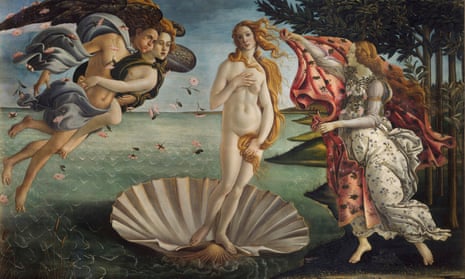 Beauty defined: Botticelli (1445-1510) painted the Birth of Venus in the 1480s.