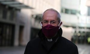 The archbishop of Canterbury, Justin Welby, said: ‘Don’t feel under compulsion. Do what is sensible