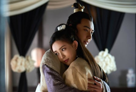 The hero Guo Jing in a 2017 TV adaptation of Jin Yong’s Legends of the Condor Heroes epic.