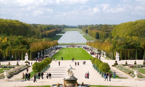Fountain and Gardens at the Palace of Versailles