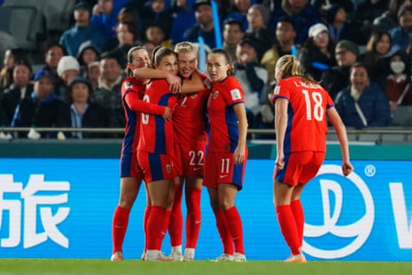 Sophie Roman Haug scores for Norway