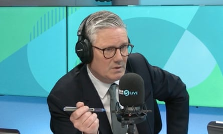 Keir Starmer on Radio 5 Live.