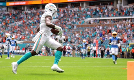 The incident occurred during the Dolphins’ loss to the Chargers