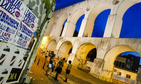 The Arcos da Lapa makes for a good meeting place, where impromptu parties often break out.