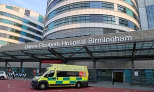 Queen Elizabeth hospital in Birmingham, where Perpetual Uke’s twins were delivered when she was in a coronavirus-related coma.