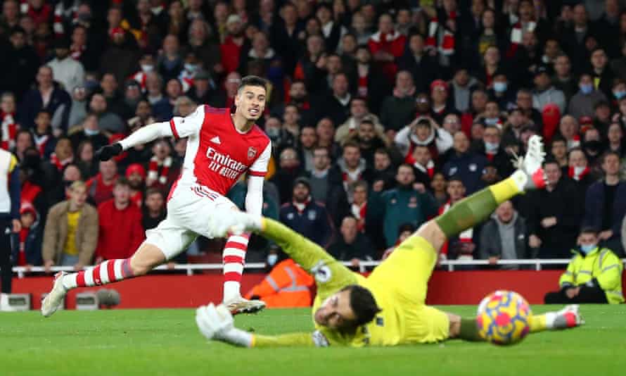 Gabriel Martinelli’s goal against West Ham was reminiscent of some scored by Thierry Henry and Pierre-Emerick Aubameyang.