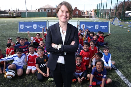 Kelly Simmons, during her time at the FA