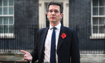 Tory MP Steve Baker in Downing Street