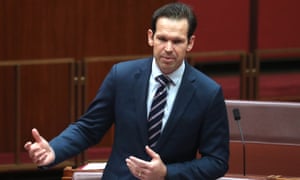 Matt Canavan speaks in the Senate