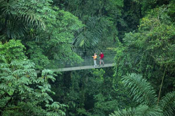 La Fortuna, puentes colgantes del Arenal