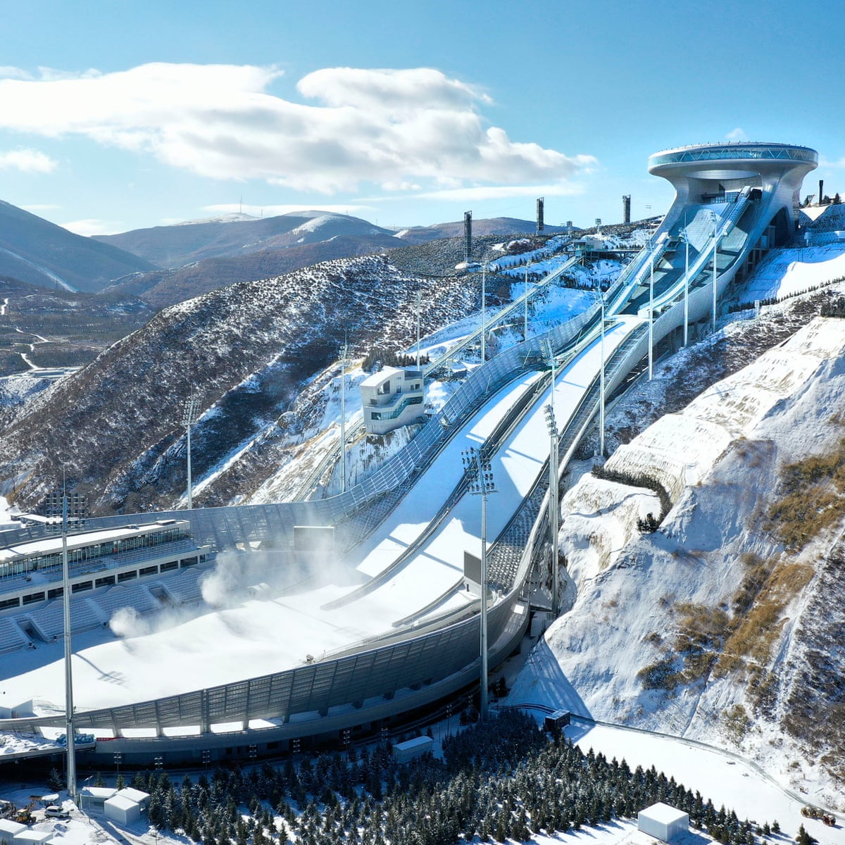 Sport, politics and Covid collide at the Beijing Winter Olympics | China |  The Guardian