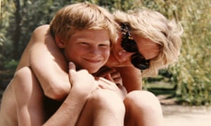 Prince Harry with Diana, Princess of Wales