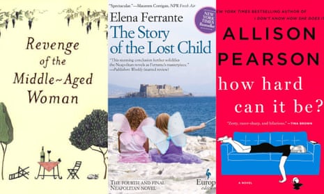 Novels by Elizabeth Strout, Elena Ferrante and Allison Pearson.