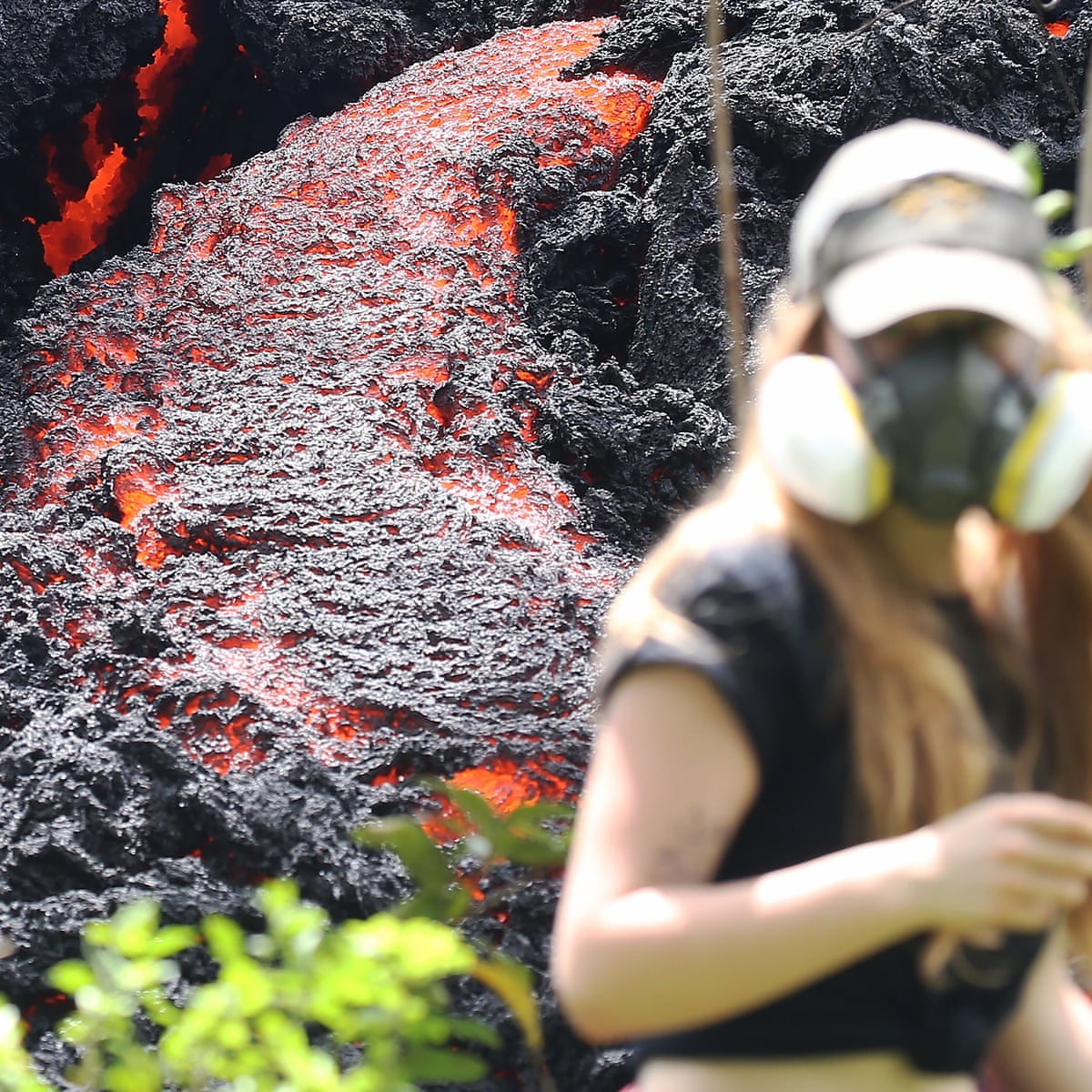 Person Volcano Fall People Running Away From Volcanoes