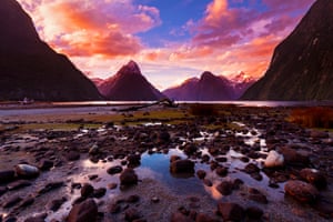 Milford Sound, perhaps New Zealand’s most famous scenic location.