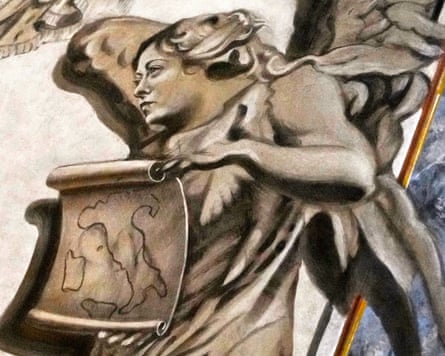 A fresco inside the Basilica of St Lawrence in Lucina, in Rome, shows a cherub bearing a striking resemblance to Giorgia Meloni.