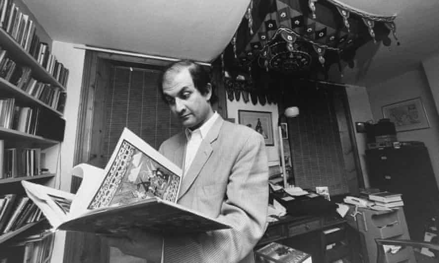 Salman Rushdie, whose book Satanic Legacy Causes Religious Tensions