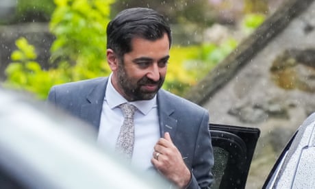 Humza Yousaf poised to quit as Scotland’s first minister and will hold press conference at noon – UK politics live