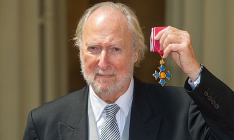 Honoured … Ed Victor in 2016, after he received a Commander of the Order of the British Empire medal for services to literature.