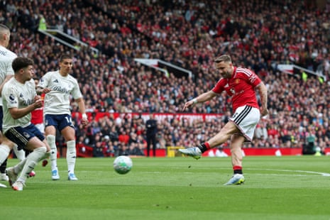Luke Shaw opens the scoring.