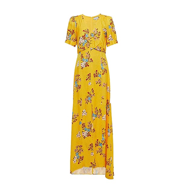 Yellow floral maxi dress by Paul & Joe