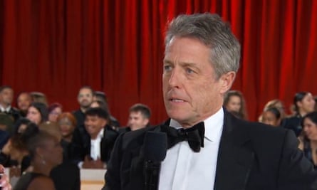 Hugh Grant at the Oscars