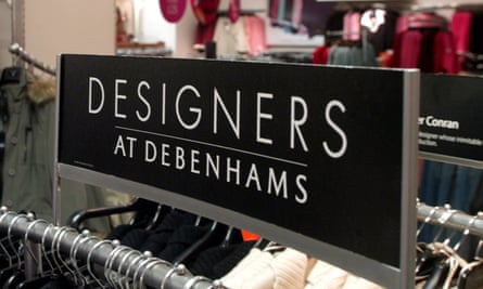 The popular “Designers at Debenhams” brand emerged in the noughties, in which fashion names introduced items at high street prices.