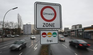 Strict emission zones were set up in German cities in 2008.