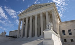 The US supreme court building.
